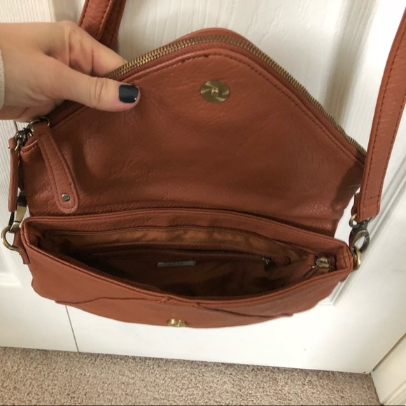 Gold studded cross body bag - Picture 4 of 6